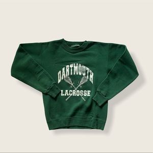 Green Dartmouth lacrosse sweatshirt